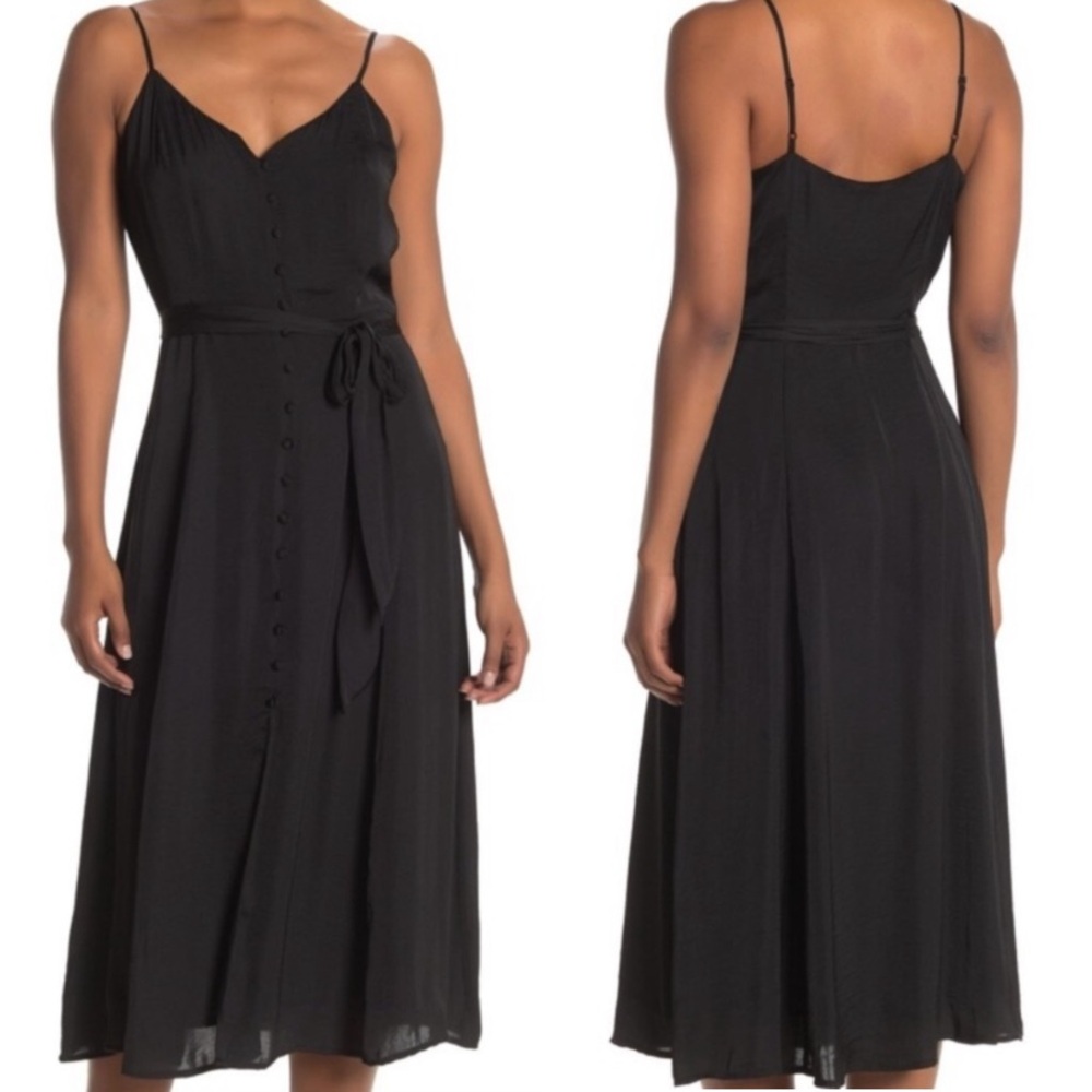 🇺🇸Firm Price🇺🇸Vince Camuto Stain Daytime V neck Midi dress - Picture 5 of 15